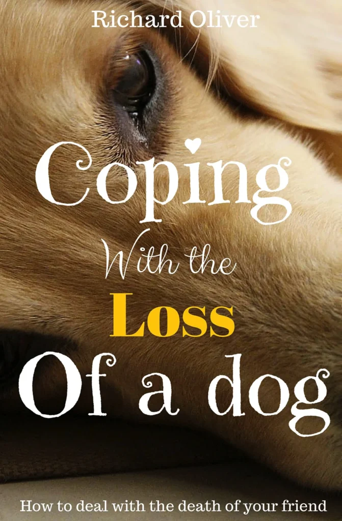 'Coping with the loss of a dog' book cover